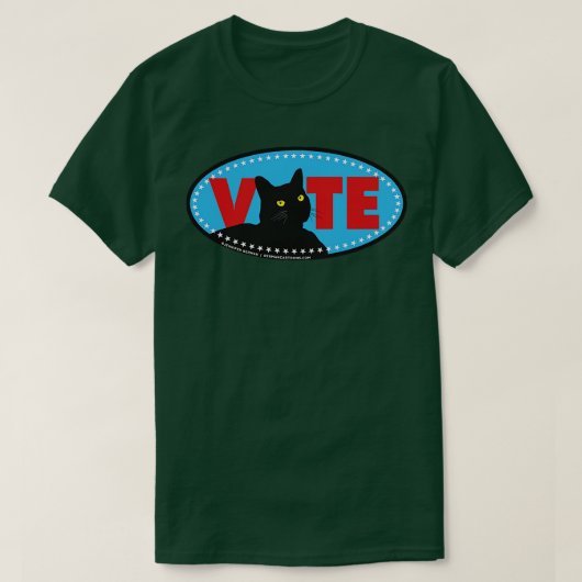 Vote Cat Long Sleeve T-Shirt (Design vorne)