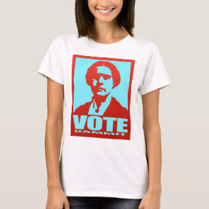 Vote Dammit Susan B. Anthony Pop Art T-Shirt