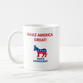 Vote Democrat Pro-Democracy Coffee Mug Kaffeetasse