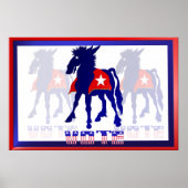 Vote Democratic Yard Sign Poster (Vorne)