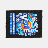Vote Detergent Bright Rechts Funny Vintag 2024 Fleecedecke (Vorderseite (Horizontal))