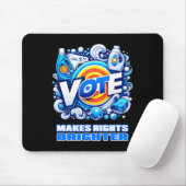 Vote Detergent Bright Rechts Funny Vintag 2024 Mousepad (Mit Mouse)