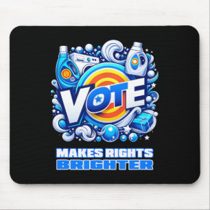 Vote Detergent Bright Rechts Funny Vintag 2024 Mousepad