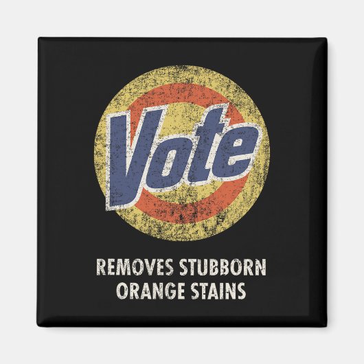 Vote Detergent Funny Vintag Magnet (Vorne)