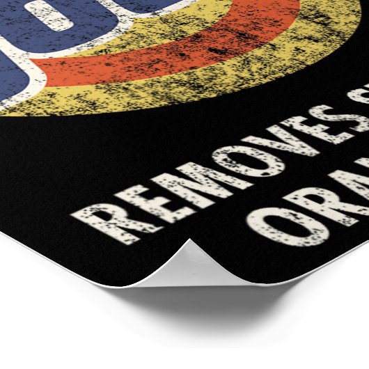 Vote Detergent Funny Vintag Poster (Ecke)