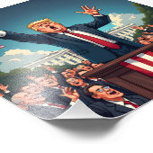 Vote Donald Trump Fotodruck (Ecke)