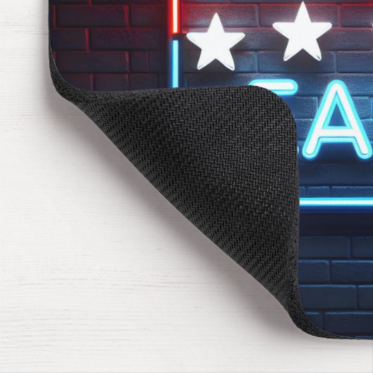 Vote Early Neon Sign Mousepad (Ecke)