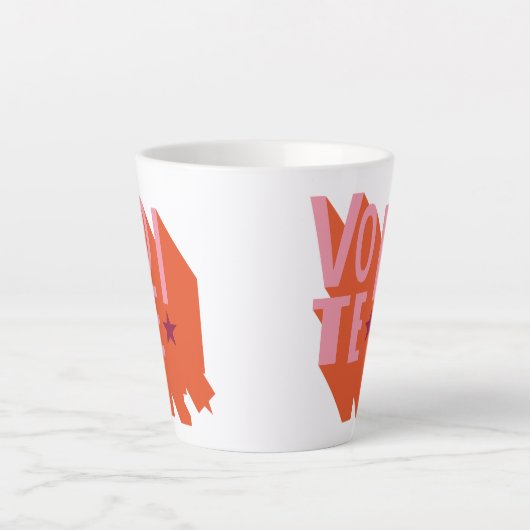 VOTE! Election Milchtasse (Vorderseite)