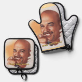 Vote for BrewsterJ. Oven Mitt & Pot Holder Set (Vorderseite/Rückseite)