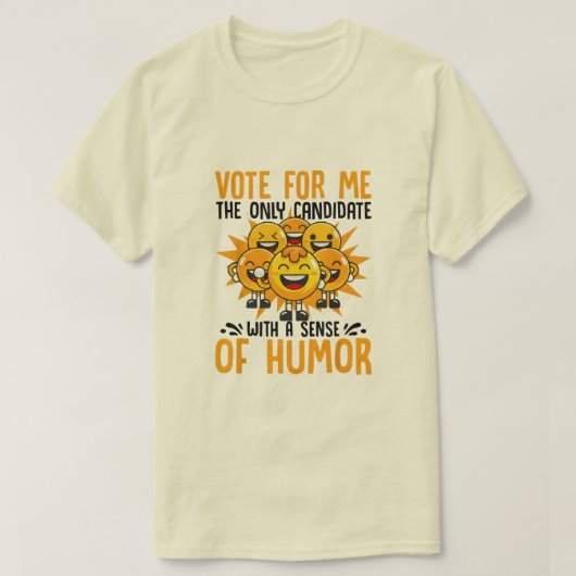 Vote for Me Student Council Vibes School T-Shirt (Design vorne)