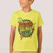Vote for Me Student Council Vibes School T-Shirt (Vorderseite)