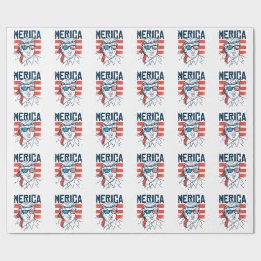 vote for Trump 2024 Geschenkpapier (Flach)