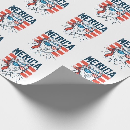 vote for Trump 2024 Geschenkpapier (Ecke)