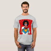 Vote-Gesicht Maske LWV Super Stimme T-Shirt (Vorne ganz)