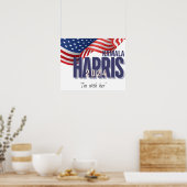 Vote Harris Election 2024 Anpassbar Poster (Küche)