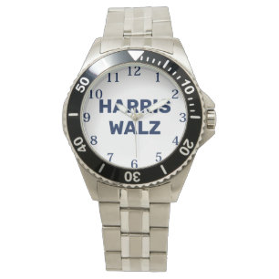 Vote Harris Walz 2024 Armbanduhr