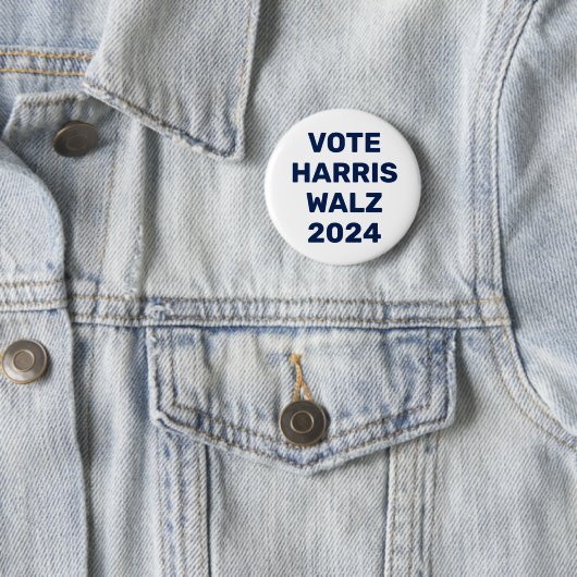 Vote Harris Walz 2024 Button (Beispiel)