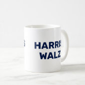 Vote Harris Walz 2024 Kaffeetasse (VorderseiteRechts)