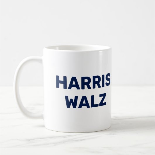 Vote Harris Walz 2024 Kaffeetasse (Links)
