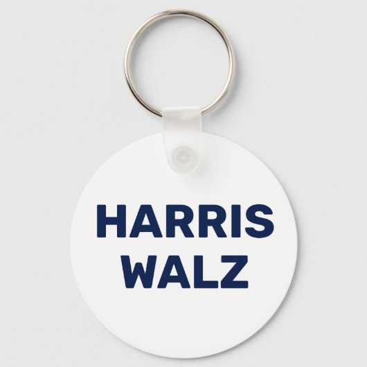 Vote Harris Walz 2024 Schlüsselanhänger (Vorderseite)