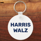 Vote Harris Walz 2024 Schlüsselanhänger (Rückseite)