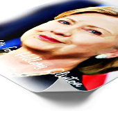 Vote Hillary Clinton für den Präsidenten der USA_ Poster (Ecke)