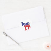 Vote Hillary Democrat Herz-Aufkleber (Umschlag)