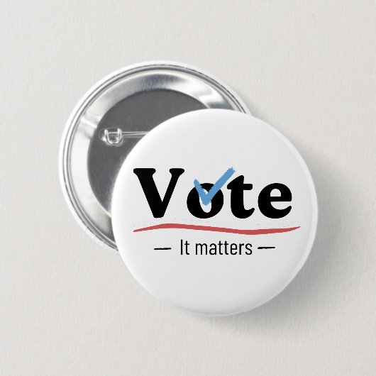 Vote It Matters Light Button (Vorne & Hinten)