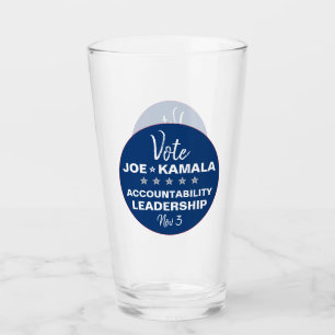 Vote Joe Biden Kamala Harris 2024 Vorlage Glas