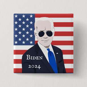 Vote Joe Biden   Präsidentschaftswahl 2024 Button