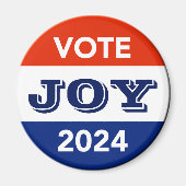 Vote Joy 2024 Harris Walz Magnet (Vorne)