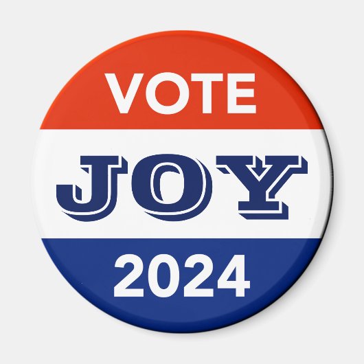 Vote Joy 2024 Harris Walz Magnet (Vorne)