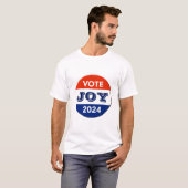 Vote Joy 2024 Harris Walz T-Shirt (Vorne ganz)
