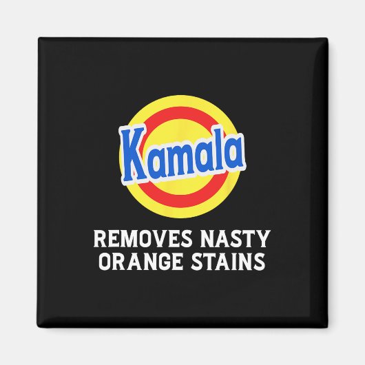 Vote Kamala entfernt Ekliges Orangenstadien-Abschr Magnet (Vorne)