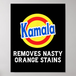 Vote Kamala entfernt Ekliges Orangenstadien-Abschr Poster