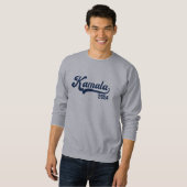 Vote Kamala Harris 2024 Navy Varsity Sweatshirt (Vorne ganz)