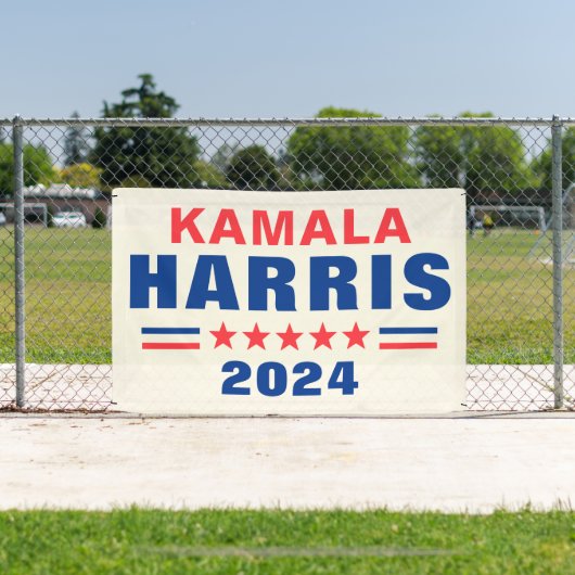 Vote Kamala Harris 2024 Wahl Vinyl Banner Zeichen (InSitu)