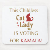 Vote Kamala Mouse Pad Mousepad (Vorne)