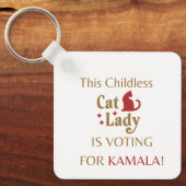 Vote Kamala Schlüsselanhänger (Vorderseite)
