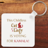Vote Kamala Schlüsselanhänger (Rückseite)