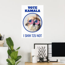 Vote Kamala USA flagge Shih Tzu Nicht niedlicher H