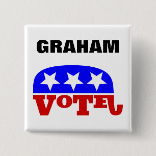 Vote Lindsey Graham Republikaner Elephant Button