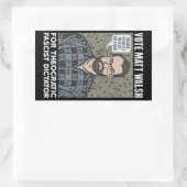 Vote Matt Walsh - Theokratischer Faschist - SBG4LI Rechteckiger Aufkleber (Tasche)