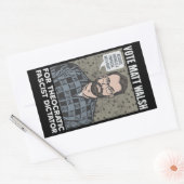 Vote Matt Walsh - Theokratischer Faschist - SBG4LI Rechteckiger Aufkleber (Umschlag)