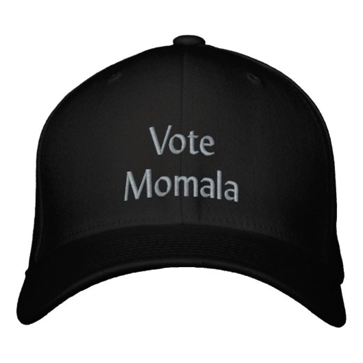 Vote Momala Bestickte Baseballkappe (Vorderseite)