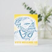 Vote Mulcair '15 Postkarte (Stehend Vorderseite)