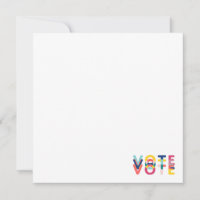 Vote Multicolor Geschenke Regenbogen Moderne Mitte