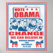 Vote Obama Poster (Vorne)