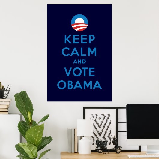 Vote Obama Poster (Heimbüro)