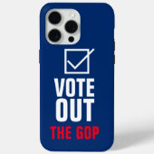 Vote Out The GOP Blue Checkmark Case-Mate iPhone Hülle (Rückseite)